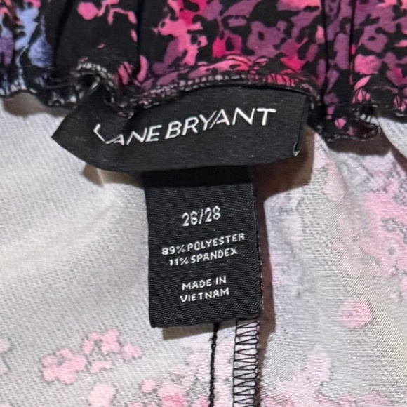 NWOT 26/28 Lane Bryant Floral Perfect Drape High Rise Wide Leg Pant With Pockets - Picture 11 of 14